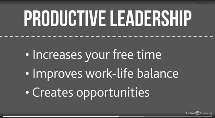 productive leader