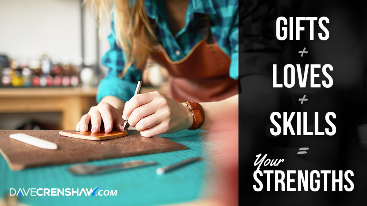 Your gifts, loves and skills equal your strengths