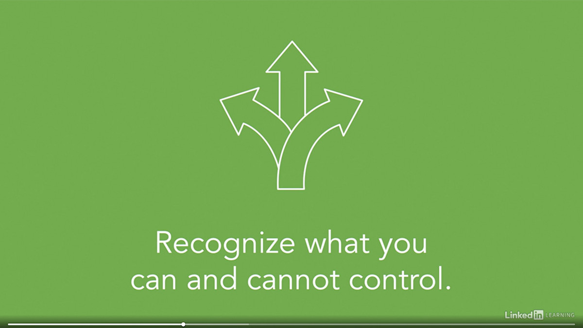 Why learning to let go of what you cannot control will boost your productivity